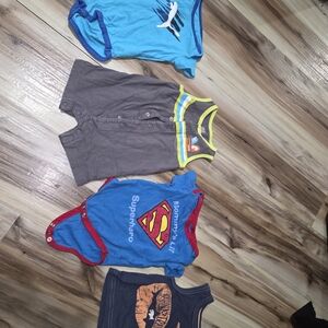 Superhero Baby Onesies Set Of 4